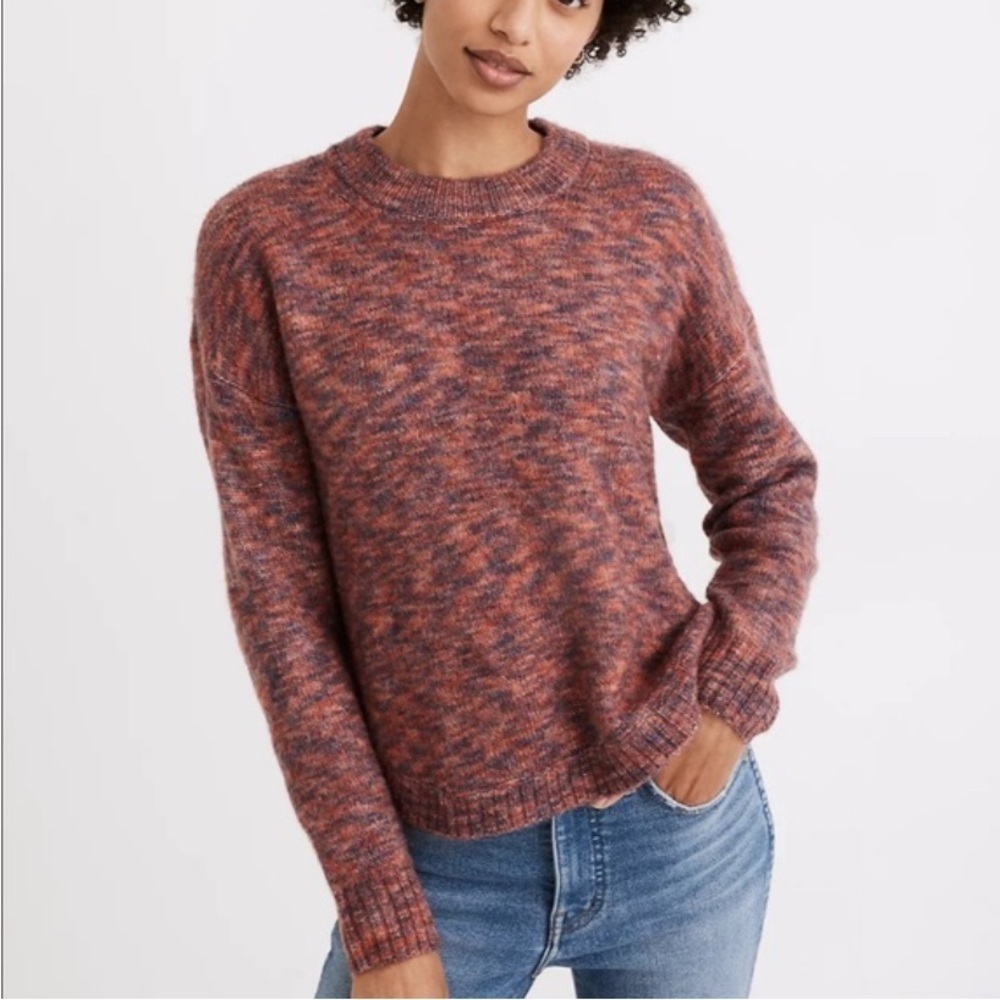 Madewell Knit space dye crewneck sweater size XS
